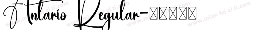 Antario Regular字体转换